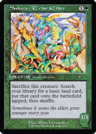 Sakura-Tribe Elder (2518) (SLD-2518) [Secret Lair] Drop Series MTG Single Wizards of the Coast