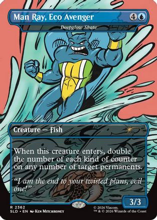 Man Ray, Eco Avenger - Deepglow Skate (SLD-2362) [Secret Lair] Drop Series Foil MTG Single Wizards of the Coast