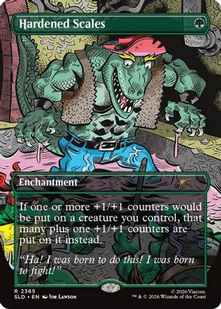 Hardened Scales (SLD-2365) [Secret Lair] Drop Series MTG Single Wizards of the Coast