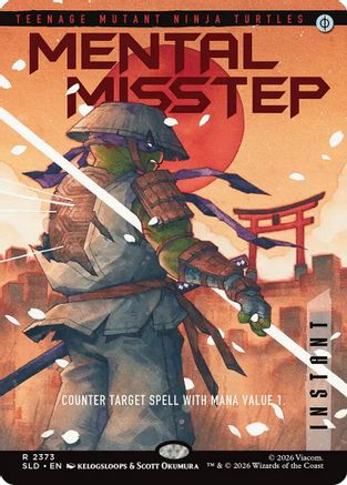Mental Misstep (2373) (SLD-2373) [Secret Lair] Drop Series Foil MTG Single Wizards of the Coast
