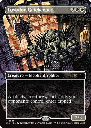 Loxodon Gatekeeper (2358) (SLD-2358) [Secret Lair] Drop Series Foil MTG Single Wizards of the Coast