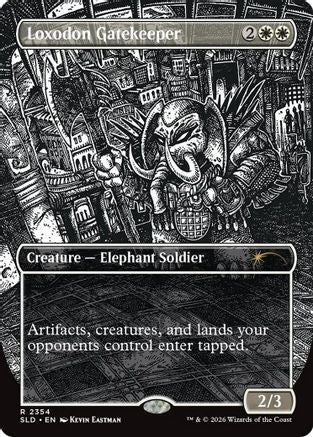 Loxodon Gatekeeper (2354) (SLD-2354) [Secret Lair] Drop Series Foil MTG Single Wizards of the Coast