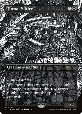 Throat Slitter (2356) (SLD-2356) [Secret Lair] Drop Series MTG Single Wizards of the Coast