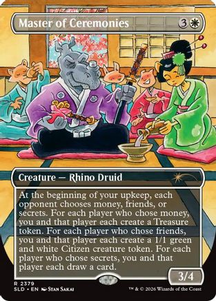 Master of Ceremonies (SLD-2379) [Secret Lair] Drop Series Foil MTG Single Wizards of the Coast