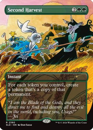 Second Harvest (2380) (SLD-2380) [Secret Lair] Drop Series MTG Single Wizards of the Coast