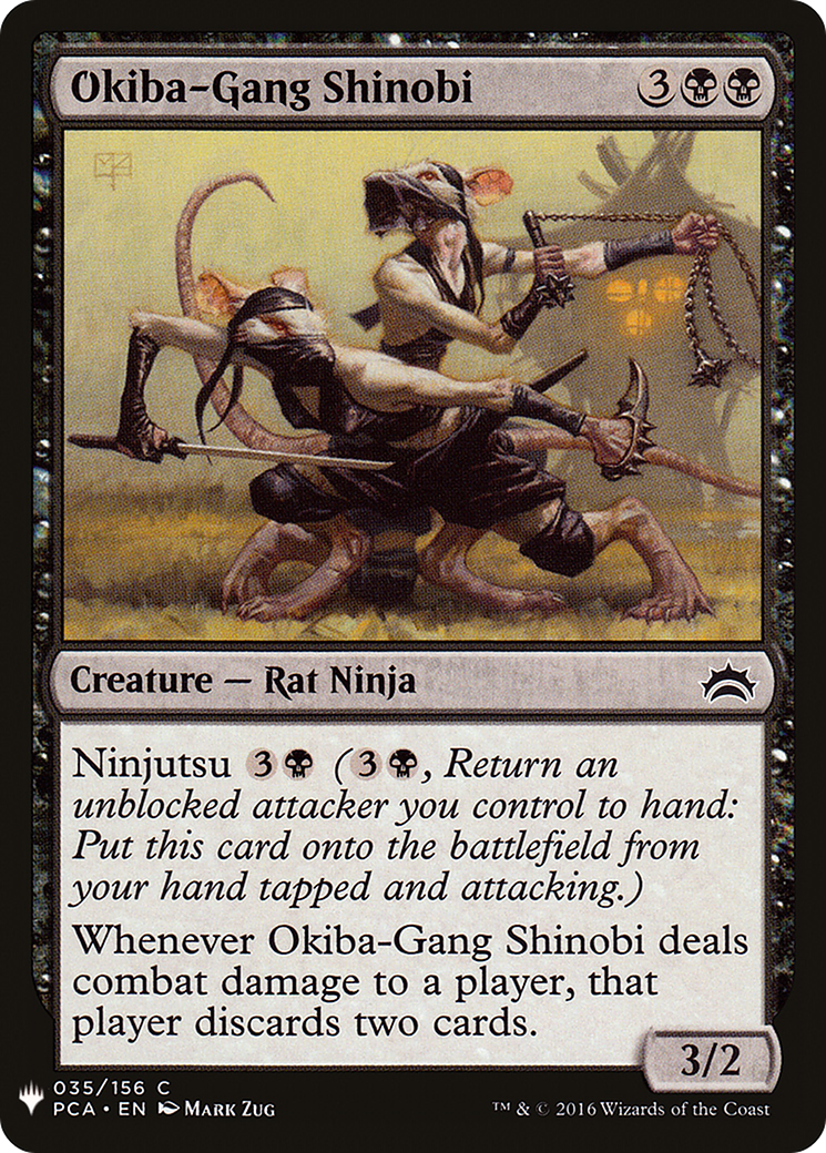 Okiba-Gang Shinobi (LIST-PCA-35) [Mystery Booster] The List MTG Single Wizards of the Coast