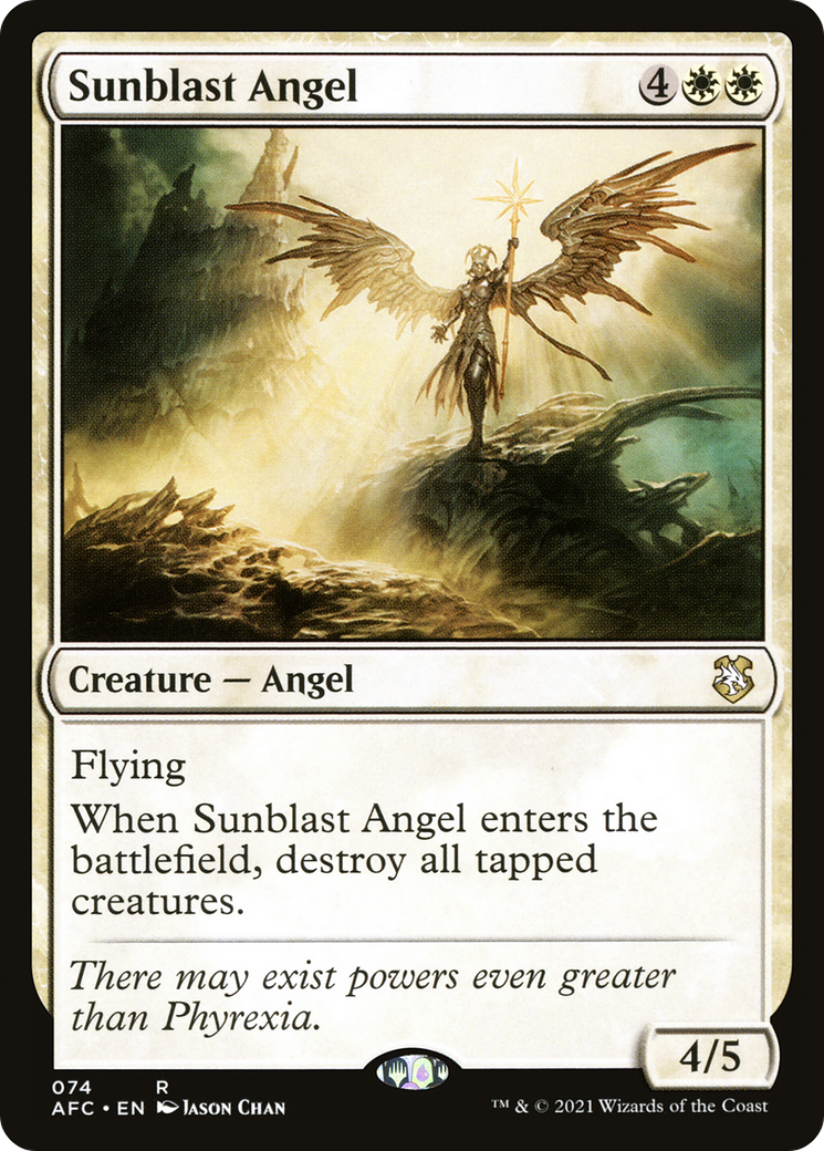 Sunblast Angel (AFC-074) [Forgotten Realms Commander] MTG Single Wizards of the Coast