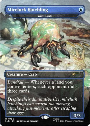 Mirelurk Hatchling - Ruin Crab (SLD-7095) [Secret Lair] Drop Series MTG Single Wizards of the Coast