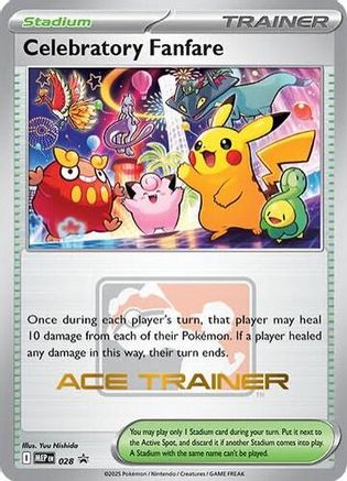 Celebratory Fanfare (Ace Trainer) (28) [ME Mega Evolution Promo] Pokemon Single Pokémon