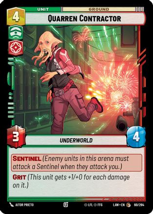 Quarren Contractor (60/264) [A Lawless Time] Star Wars: Unlimited Single Disney