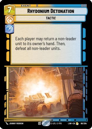 Rhydonium Detonation (96/264) [A Lawless Time] Star Wars: Unlimited Single Disney
