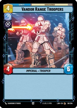 Vandor Range Troopers (98/264) [A Lawless Time] Star Wars: Unlimited Single Disney