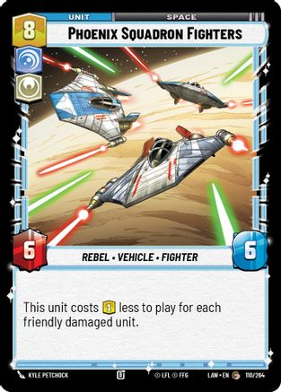 Phoenix Squadron Fighters (110/264) [A Lawless Time] Star Wars: Unlimited Single Disney