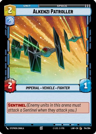 Alkenzi Patroller (114/264) [A Lawless Time] Star Wars: Unlimited Single Disney