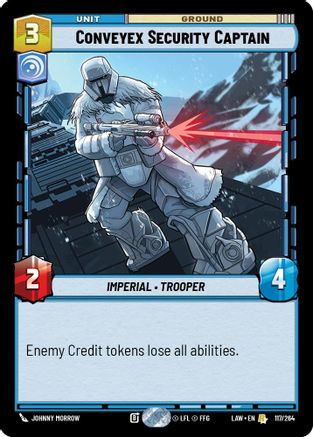 Conveyex Security Captain (117/264) [A Lawless Time] Star Wars: Unlimited Single Disney
