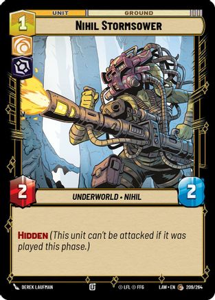 Nihil Stormsower (209/264) [A Lawless Time] Star Wars: Unlimited Single Disney