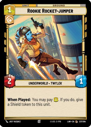 Rookie Rocket-jumper (227/264) [A Lawless Time] Star Wars: Unlimited Single Disney