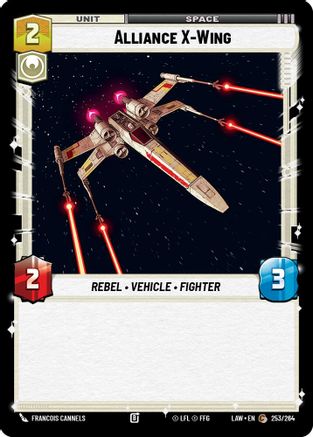 Alliance X-Wing (253/264) [A Lawless Time] Star Wars: Unlimited Single Disney
