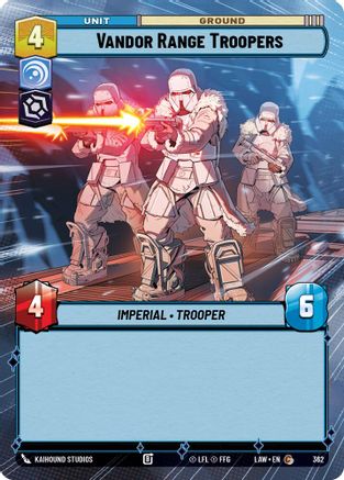 Vandor Range Troopers (Hyperspace) (362) [A Lawless Time] Star Wars: Unlimited Single Disney
