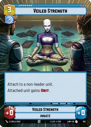 Veiled Strength (Hyperspace) (392) [A Lawless Time] Star Wars: Unlimited Single Disney
