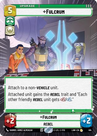 Fulcrum (Hyperspace) (414) [A Lawless Time] Star Wars: Unlimited Single Disney