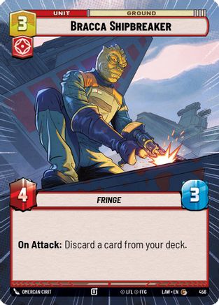 Bracca Shipbreaker (Hyperspace) (456) [A Lawless Time] Star Wars: Unlimited Single Disney