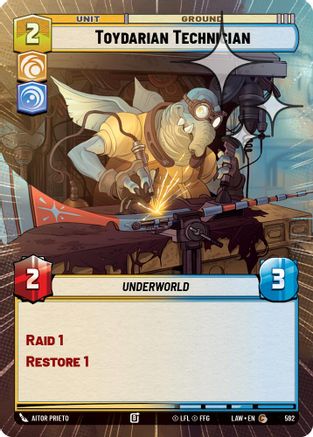 Toydarian Technician (Hyperspace Foil) (592) [A Lawless Time] Foil Star Wars: Unlimited Single Disney