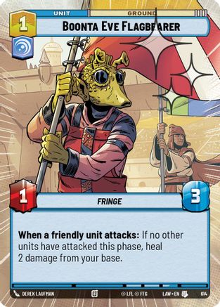 Boonta Eve Flagbearer (Hyperspace Foil) (614) [A Lawless Time] Foil Star Wars: Unlimited Single Disney