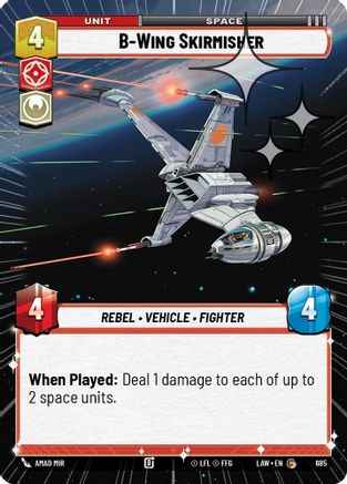 B-Wing Skirmisher (Hyperspace Foil) (685) [A Lawless Time] Foil Star Wars: Unlimited Single Disney