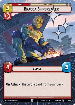 Bracca Shipbreaker (Hyperspace Foil) (694) [A Lawless Time] Foil Star Wars: Unlimited Single Disney