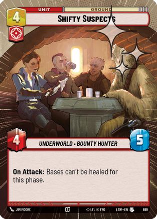 Shifty Suspects (Hyperspace Foil) (699) [A Lawless Time] Foil Star Wars: Unlimited Single Disney