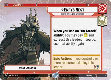 Enfys Nest - Until We Can Go No Higher (Hyperspace) (278) [A Lawless Time] Star Wars: Unlimited Single Disney