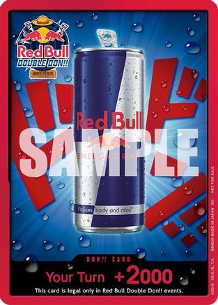 DON!! Card (Red Bull Double Don!!) [One Piece Promotion Cards] Foil One Piece Single Bandai