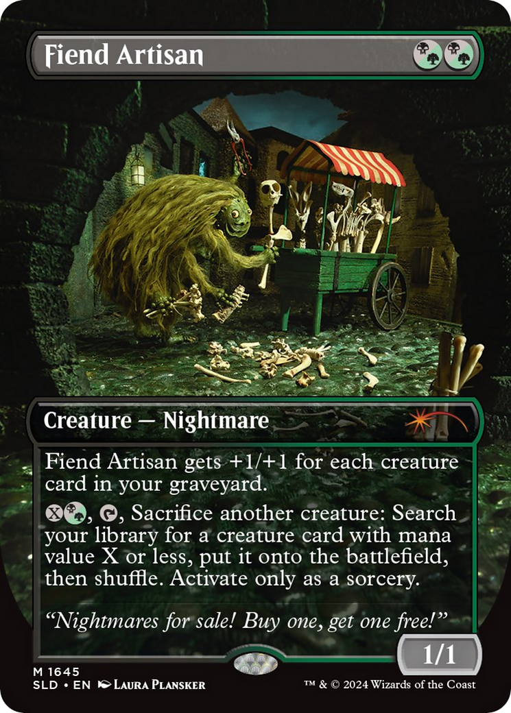 Fiend Artisan (SLD-1645) [Secret Lair] Drop (Borderless) MTG Single Wizards of the Coast