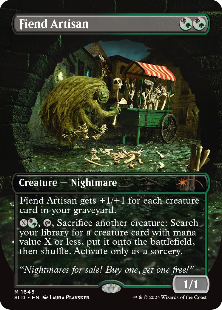 Fiend Artisan (SLD-1645) [Secret Lair] Drop (Borderless) MTG Single Wizards of the Coast