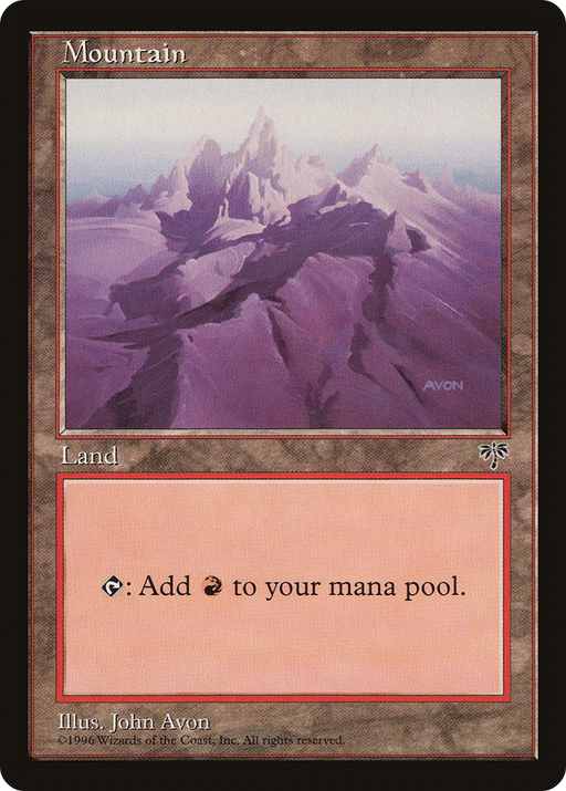 Mountain (MIR-345) [Mirage] MTG Single Wizards of the Coast