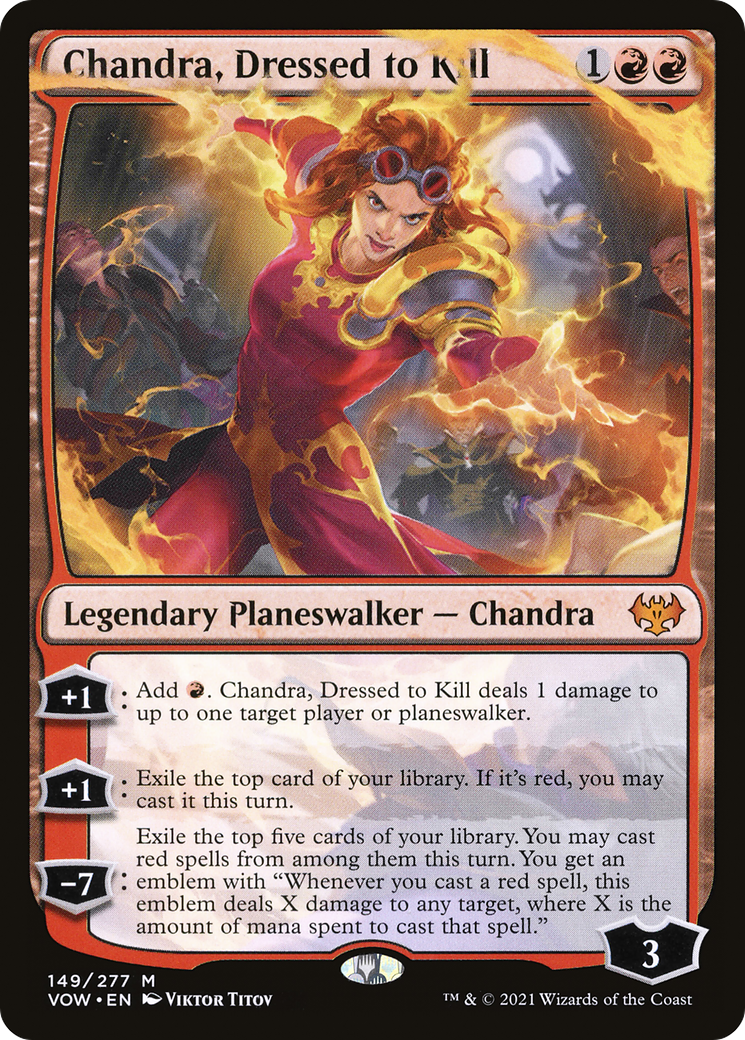 Chandra, Dressed to Kill (VOW-149) [Innistrad: Crimson Vow] MTG Single Wizards of the Coast