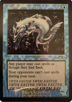 Tidal Barracuda (SLD-7105) [Secret Lair] Drop Series Foil MTG Single Wizards of the Coast