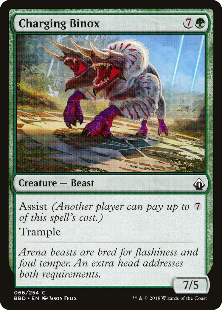 Charging Binox (BBD-066) [Battlebond] MTG Single Wizards of the Coast