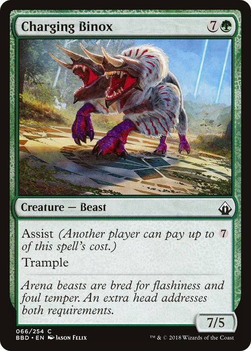 Charging Binox (BBD-066) [Battlebond] Foil MTG Single Wizards of the Coast