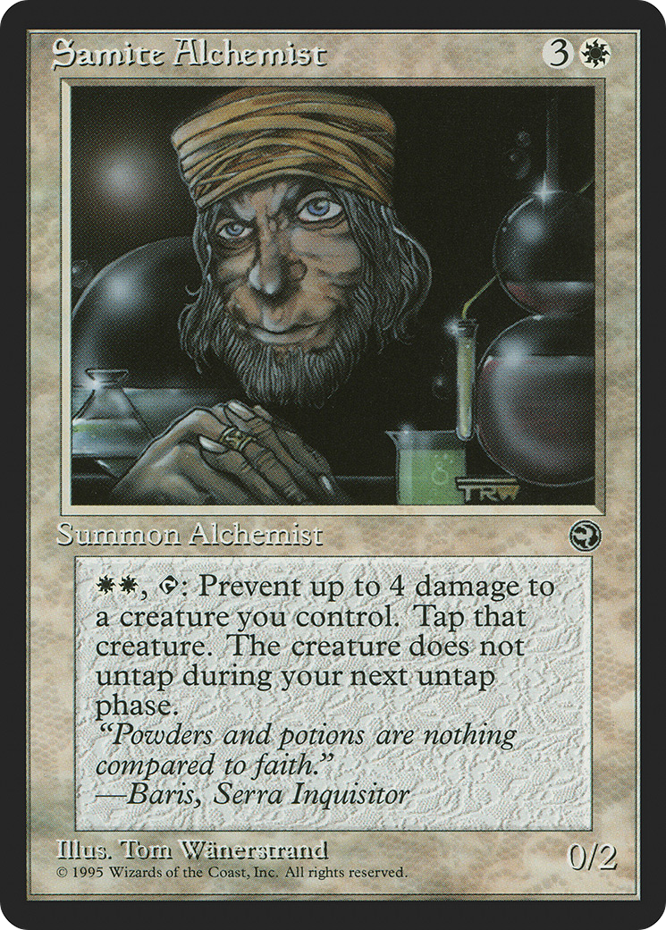 Samite Alchemist (HML-013) [Homelands] MTG Single Wizards of the Coast
