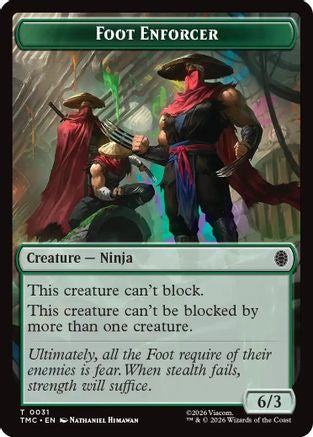 Foot Enforcer (TMC-031) [Commander: Teenage Mutant Ninja Turtles] MTG Single Wizards of the Coast