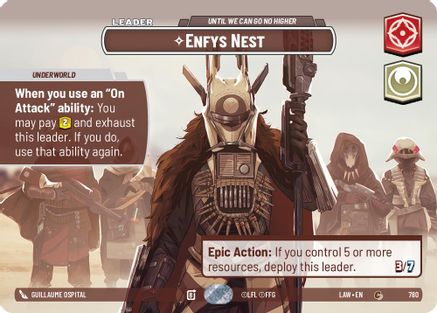 Enfys Nest - Until We Can Go No Higher (Showcase) (780) [A Lawless Time] Foil Star Wars: Unlimited Single Disney
