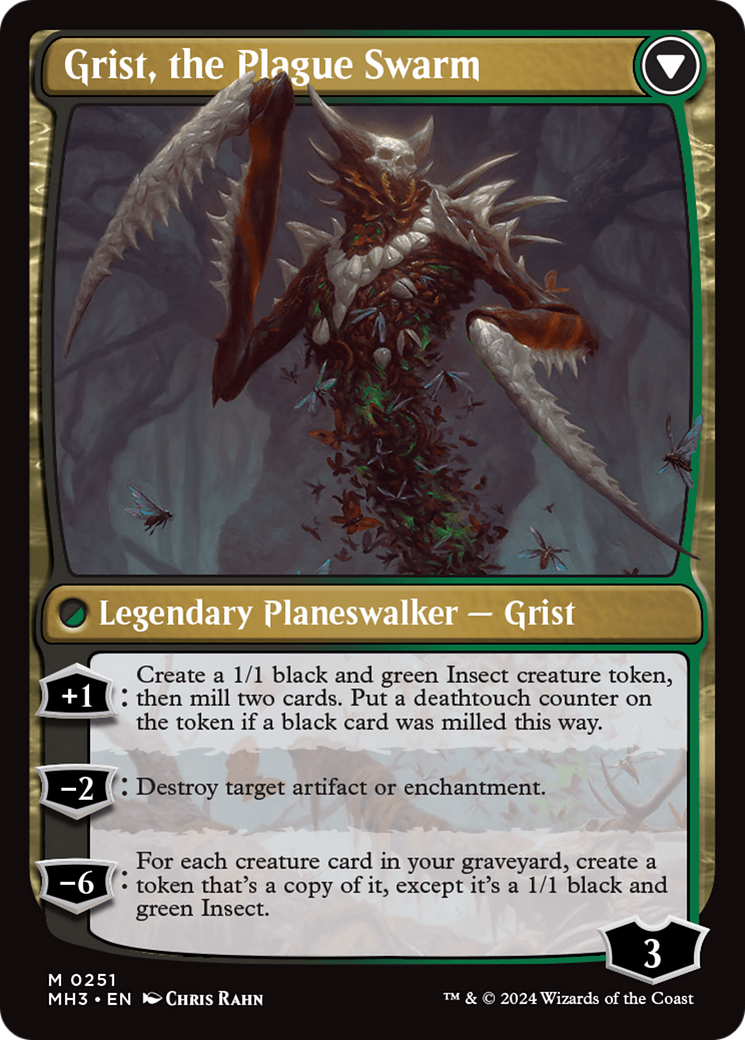 Grist, Voracious Larva (MH3-251) [Modern Horizons 3] MTG Single Modern Horizons 3