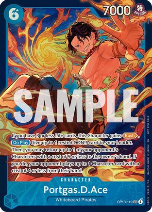 Portgas.D.Ace (119) (Store Treasure Cup 2026) (OP13-119) [One Piece Promotion Cards] Foil One Piece Single Bandai