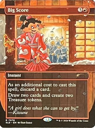 Big Score (7076) (SLD-7076) [Secret Lair] Drop Series MTG Single Wizards of the Coast