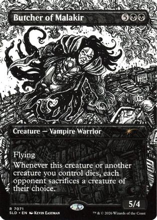 Butcher of Malakir (7071) (SLD-7071) [Secret Lair] Drop Series MTG Single Wizards of the Coast