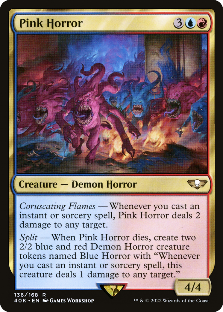 Pink Horror (40K-136) [Warhammer 40,000 Commander] MTG Single Wizards of the Coast