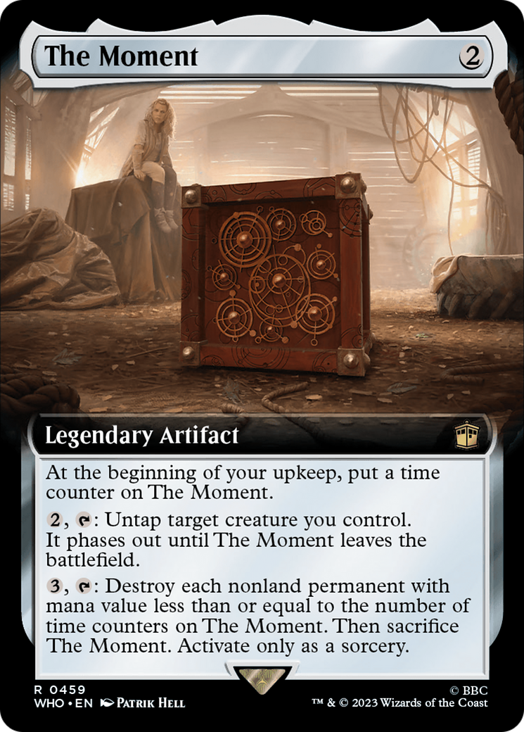 The Moment (WHO-459) [Doctor Who] (Extended Art) Foil MTG Single Wizards of the Coast