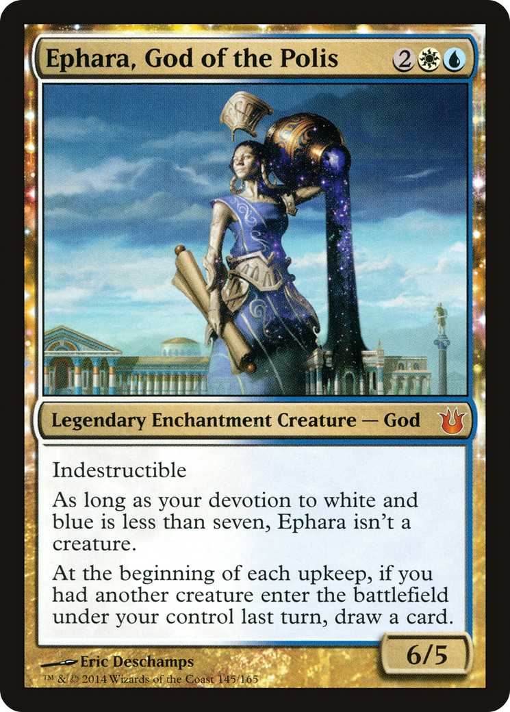 Ephara, God of the Polis (BNG-145) [Born of the Gods] Foil MTG Single Wizards of the Coast